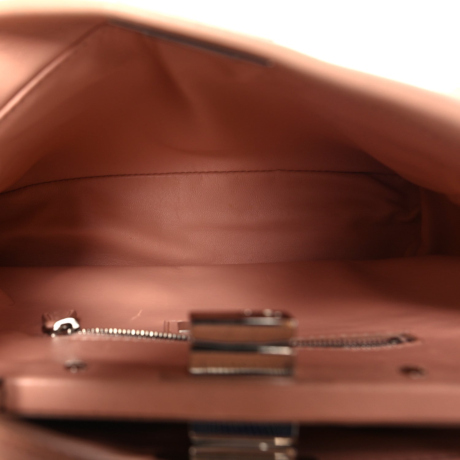 Fendi Nappa Rosebud Mini Peekaboo Iconic Satchel Baby Pink 6 of 11