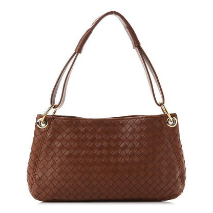 Bottega Veneta Nappa Intrecciato Small Shoulder Bag Light Brown 1 of 18
