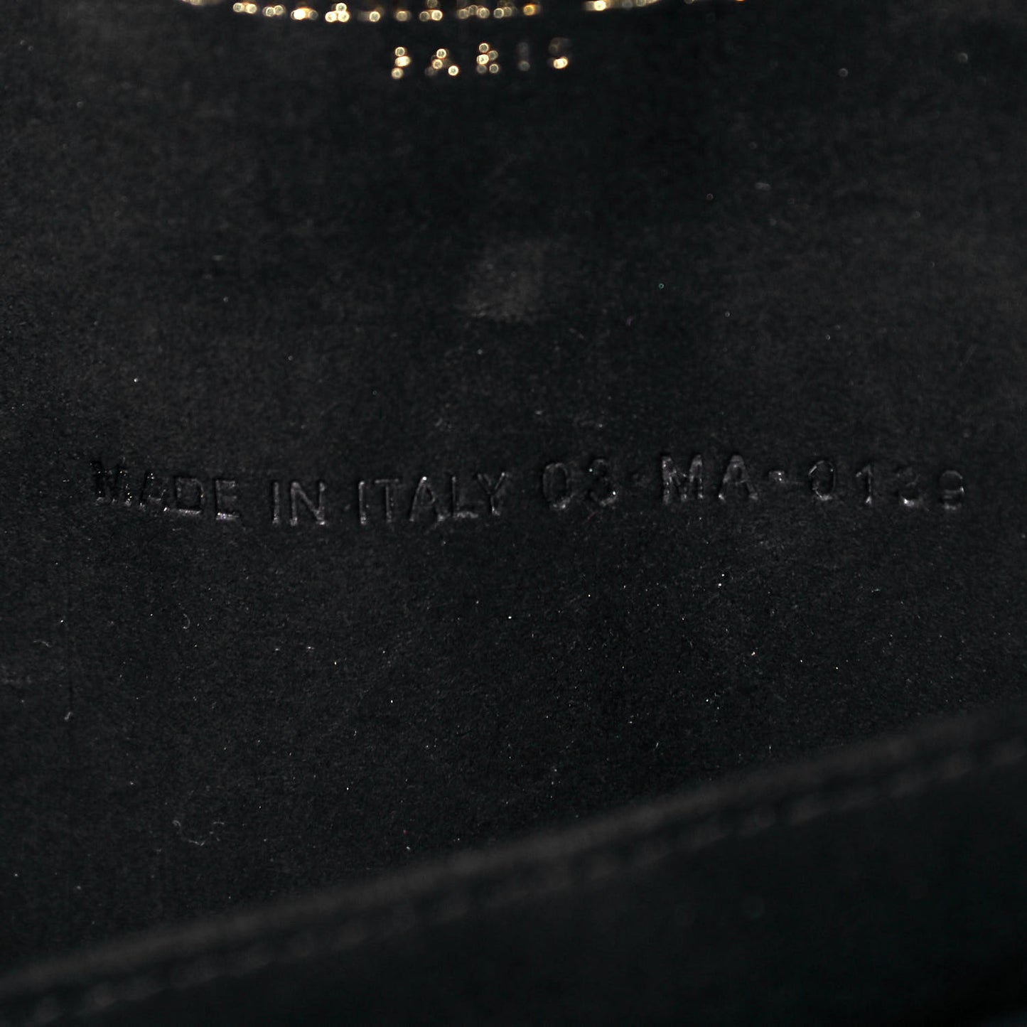 Lambskin Cannage Lady Dior Pouch Black