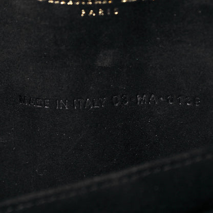 Christian Dior Lambskin Cannage Lady Dior Pouch Black 10 of 10