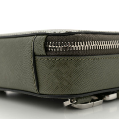 Prada Saffiano Brique Sling Bag Loden Green 9 of 9