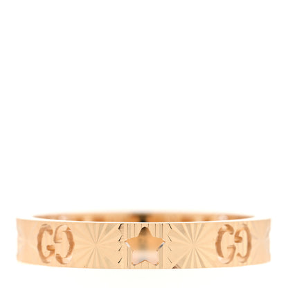 Gucci 18K Yellow Gold Icon Stars Band Ring 62 10 1 of 4