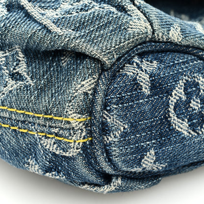 Louis Vuitton Monogram Denim Mini Pleaty Blue 9 of 9