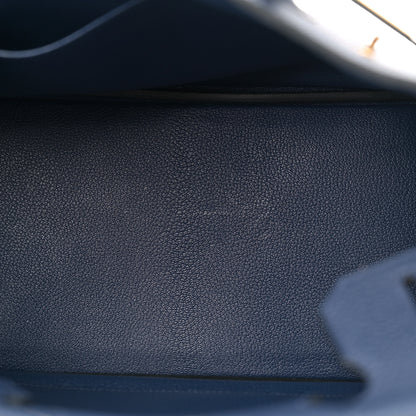 Hermes Togo Birkin 30 Bleu Encre 5 of 11