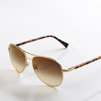 Louis Vuitton Conspiration Pilote Sunglasses Z0164U Gold 7 of 12
