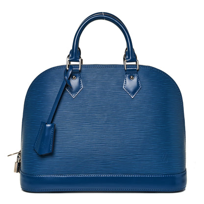Louis Vuitton Epi Alma PM Cyan 1 of 10
