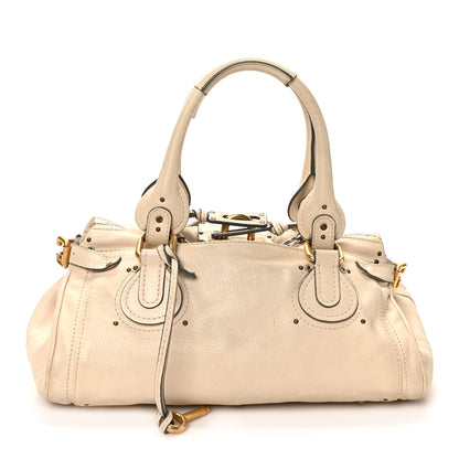 Chloe Calfskin Medium Paddington Satchel Ivory 1 of 11