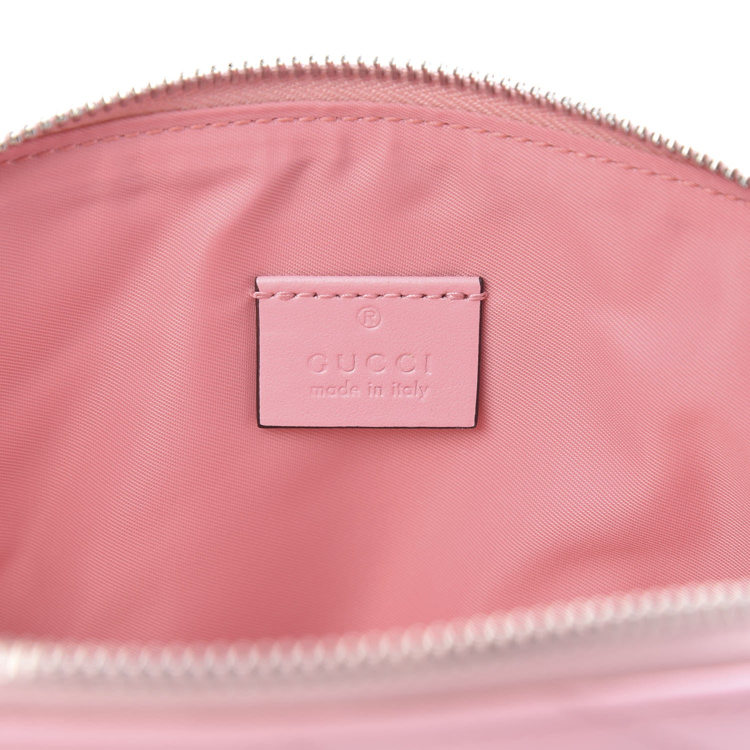 Gucci Calfskin Matelasse Large GG Marmont Pouch Cosmetic Case Wild Rose 6 of 7