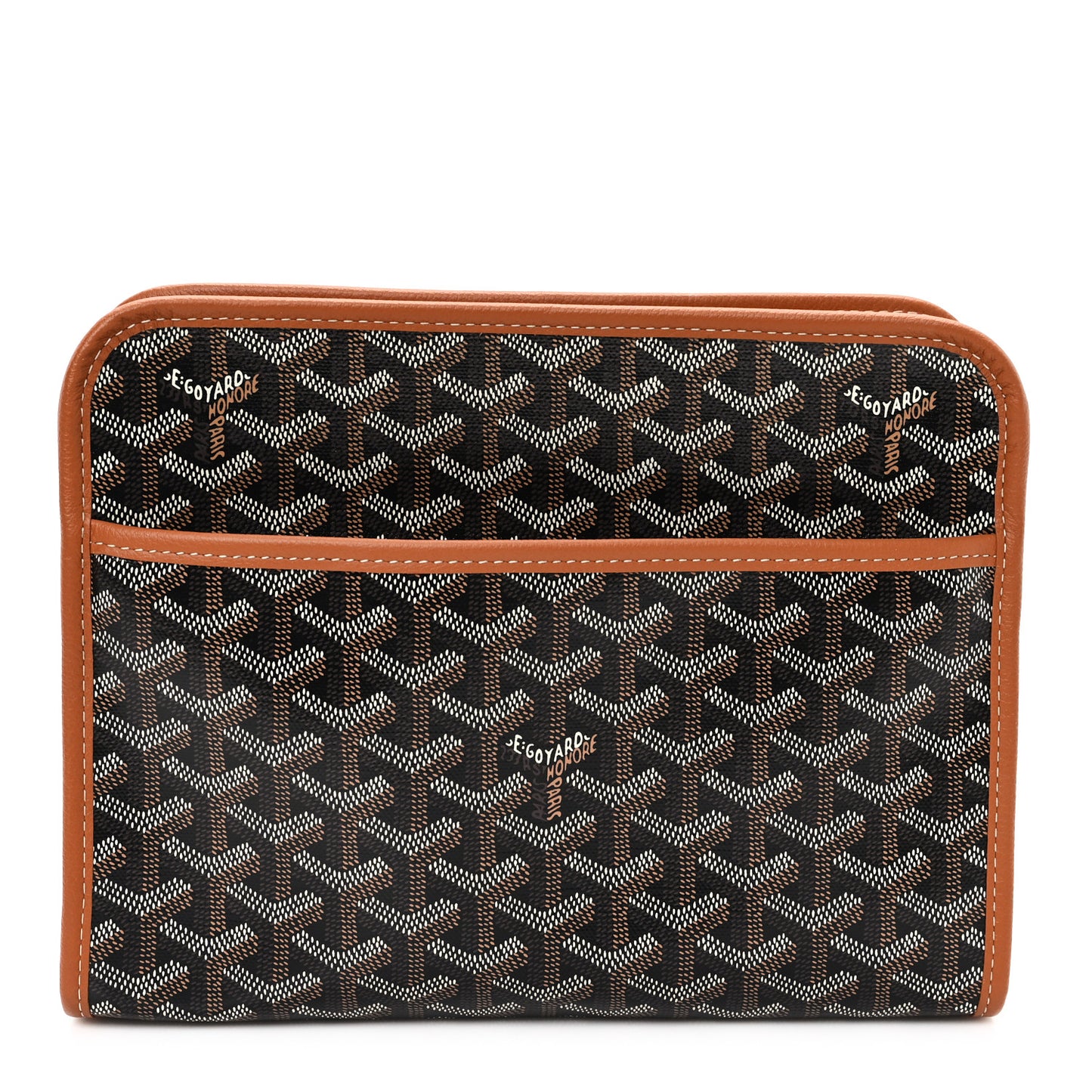 Goyardine Jouvence MM Toiletry Pouch Black Gold