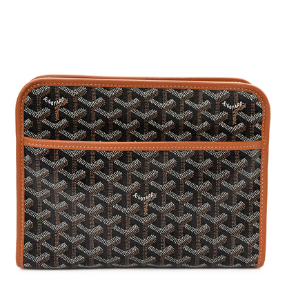 Goyard Goyardine Jouvence MM Toiletry Pouch Black Gold 1 of 8