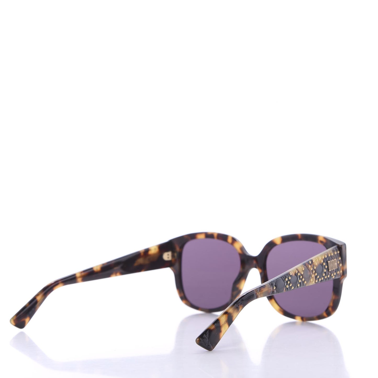 Lady Dior Studs Sunglasses Tortoise