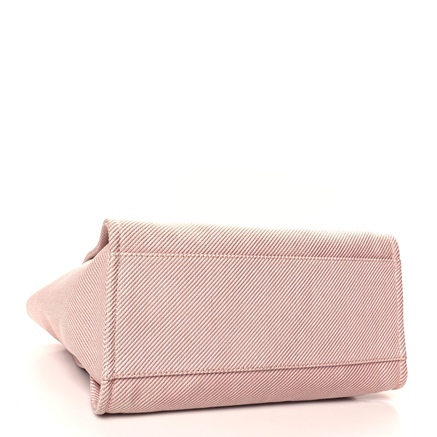 Mixed Fibers Calfskin Medium Deauville Tote Rose Pink