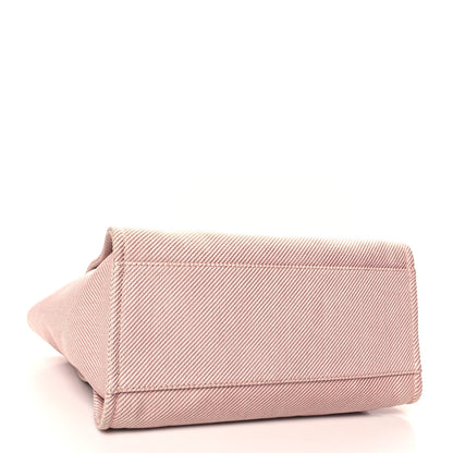 Chanel Mixed Fibers Calfskin Medium Deauville Tote Rose Pink 4 of 10