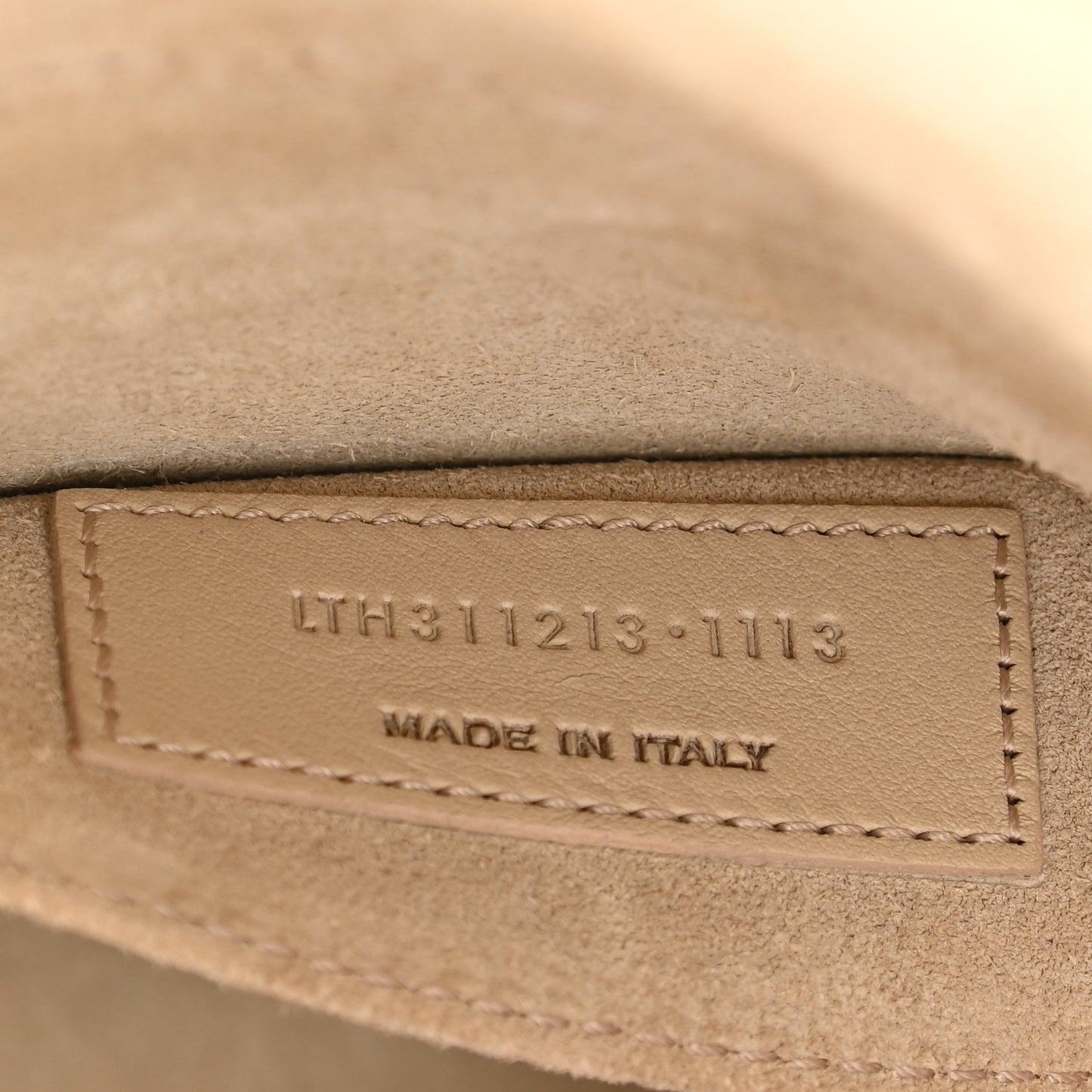 Calfskin Classic Y Ligne Clutch Light Beige