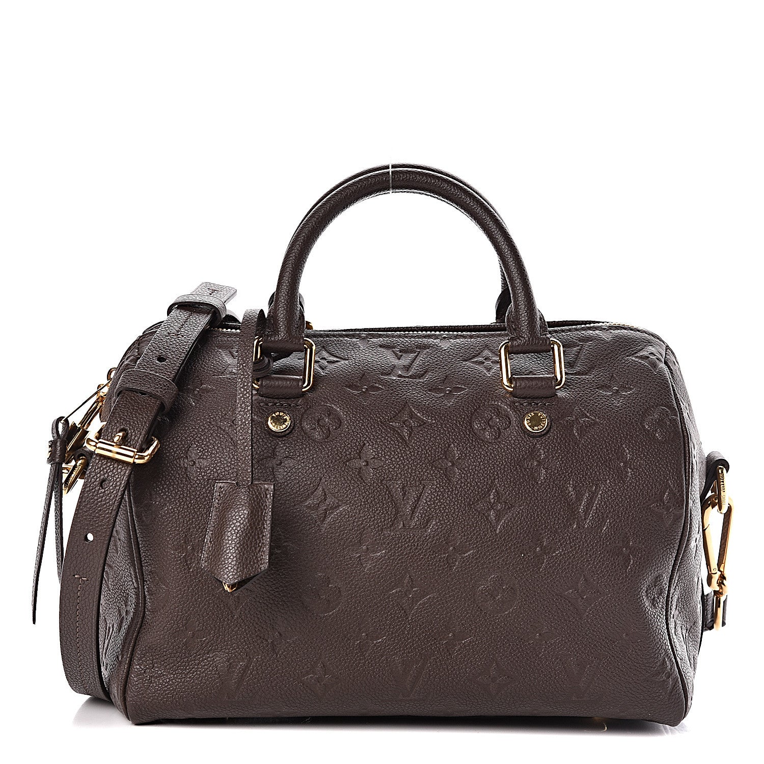 Louis Vuitton Empreinte Speedy Bandouliere 25 Chocolate 2 of 10