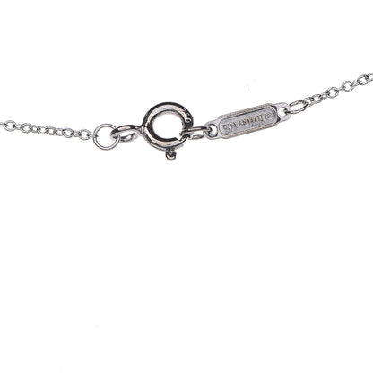 Tiffany 18K White Gold Diamond Medium Cross Pendant Necklace 5 of 6