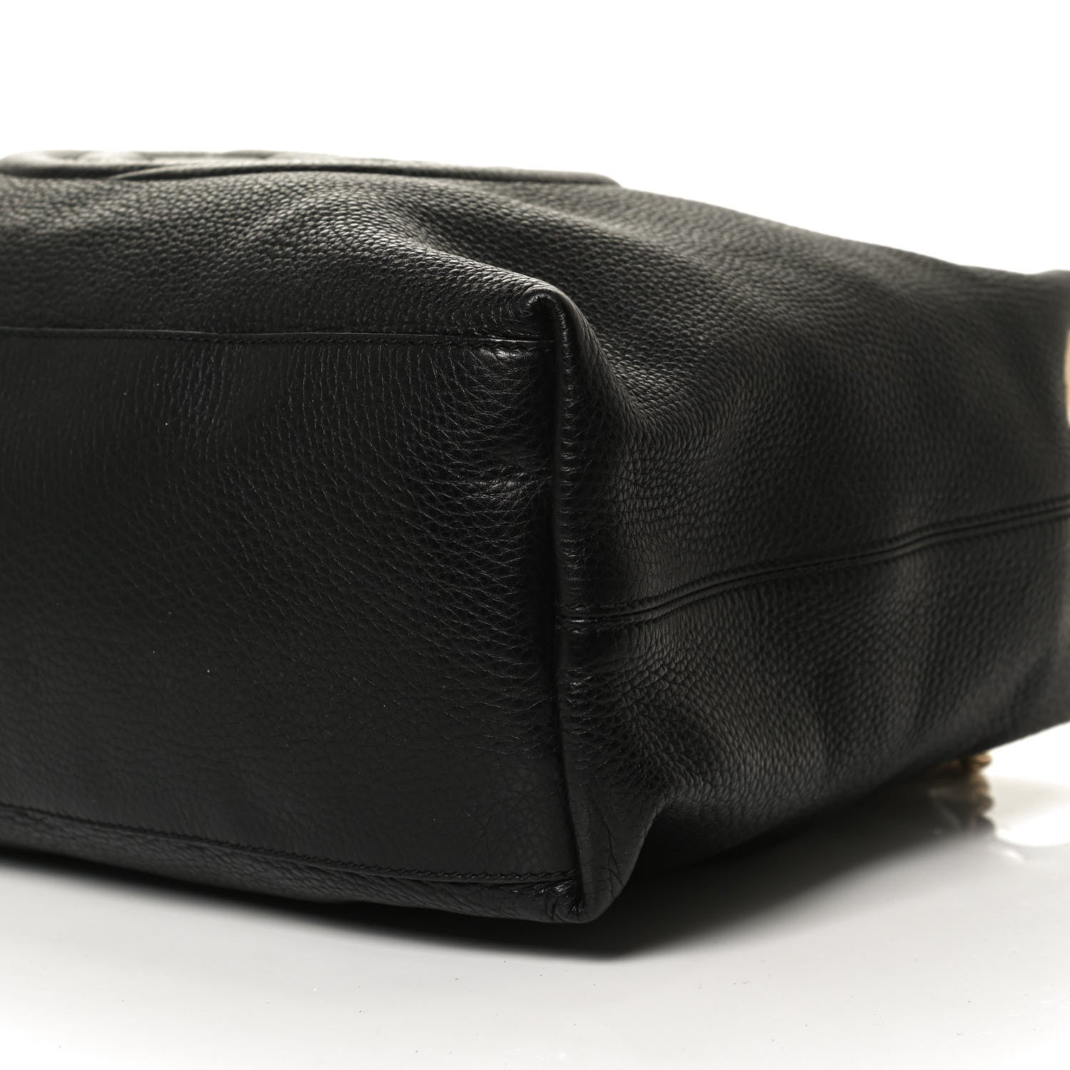 Gucci Pebbled Calfskin Medium Soho Chain Shoulder Bag Black 11 of 11