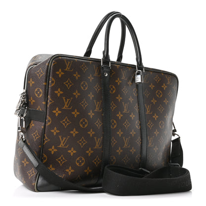 Louis Vuitton Monogram Macassar Porte-Documents Voyage GM 2 of 9