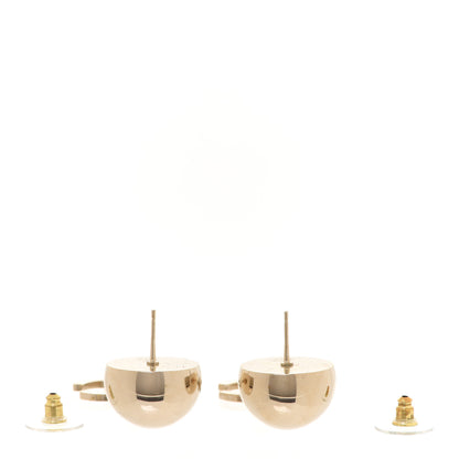 Chanel Metal CC Drop Earrings Gold 3 of 5