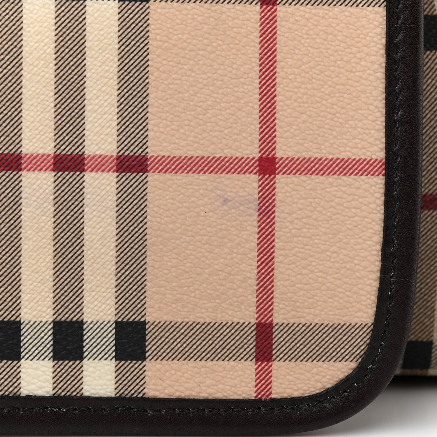 Burberry Haymarket Check Large Canterbury Tote Chocolate 13 of 17