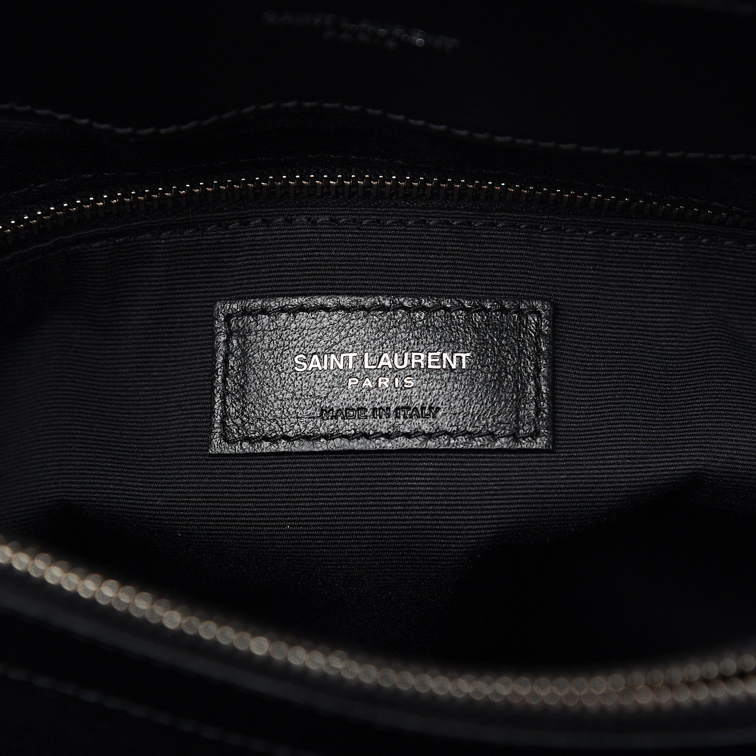 Saint Laurent Calfskin Y Quilted Monogram Medium Loulou Chain Satchel Black 6 of 10