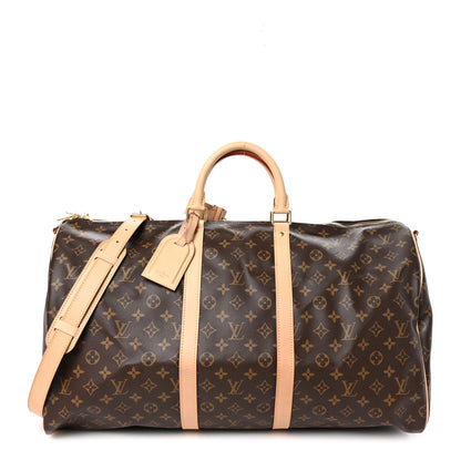 Louis Vuitton Monogram Keepall Bandouliere 55 1 of 10