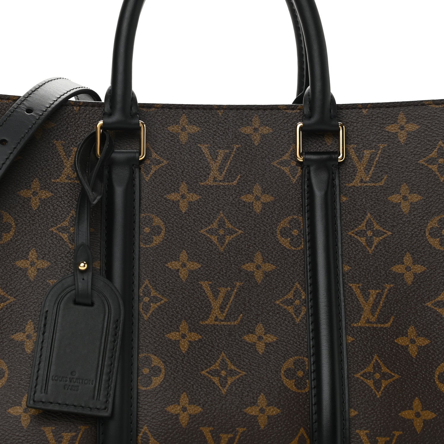 Louis Vuitton Monogram Soufflot MM Black 8 of 10