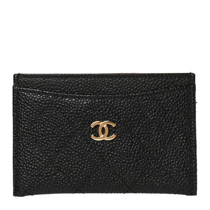 Chanel Caviar Quilted Card Holder Black 1 of 9