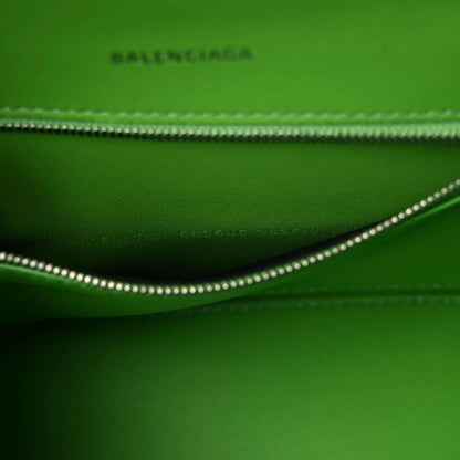 Balenciaga Grained Calfskin Small Hourglass Top Handle Bag Light Green 9 of 9