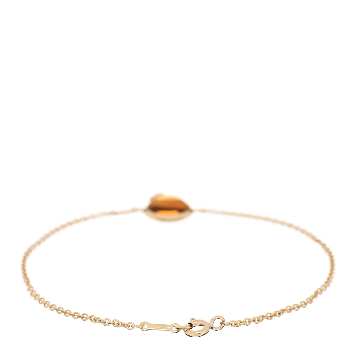 18K Yellow Gold Citrine Paloma Picasso Olive Leaf Bracelet