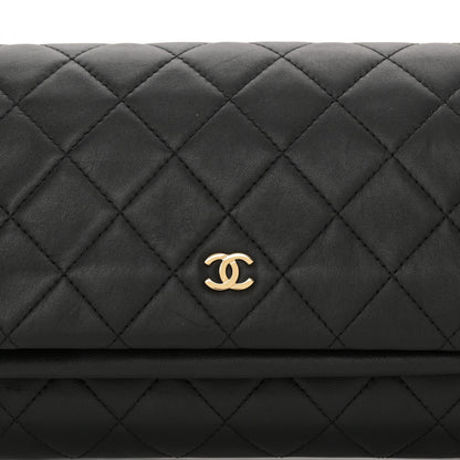 Chanel Lambskin Quilted CC Beauty Clutch Black 9 of 12