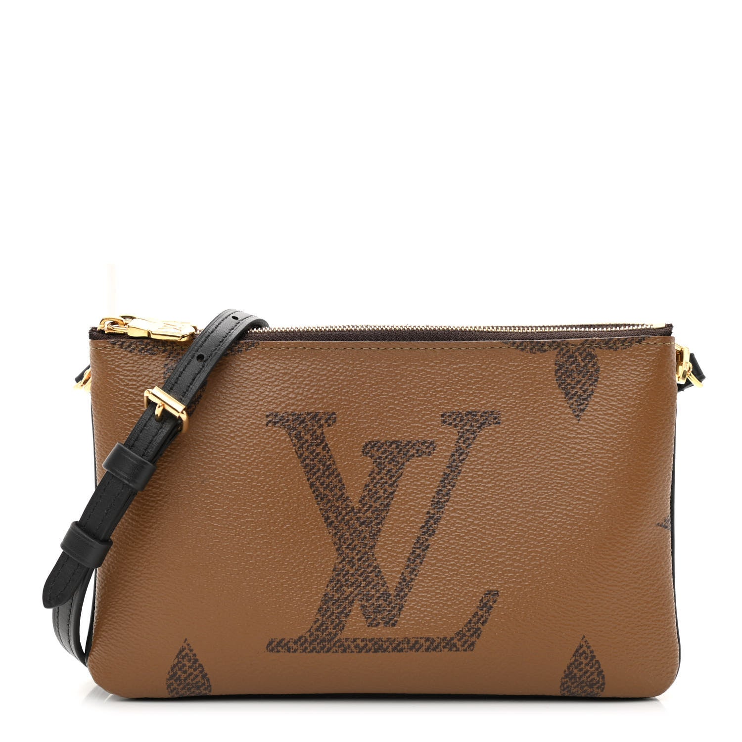 Louis Vuitton Reverse Monogram Giant Double Zip Pochette 1 of 8