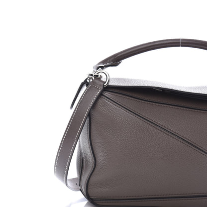 Loewe Calfskin Small Puzzle Bag Dark Taupe 10 of 10