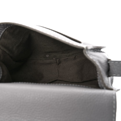 Chloe Grained Calfskin Small Marcie Saddle Bag Cashmere Grey 5 of 10