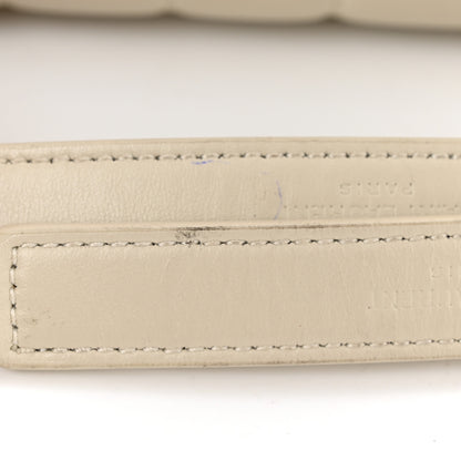 Saint Laurent Calfskin Y Quilted Monogram Small Loulou Chain Satchel Blanc Vintage 19 of 19