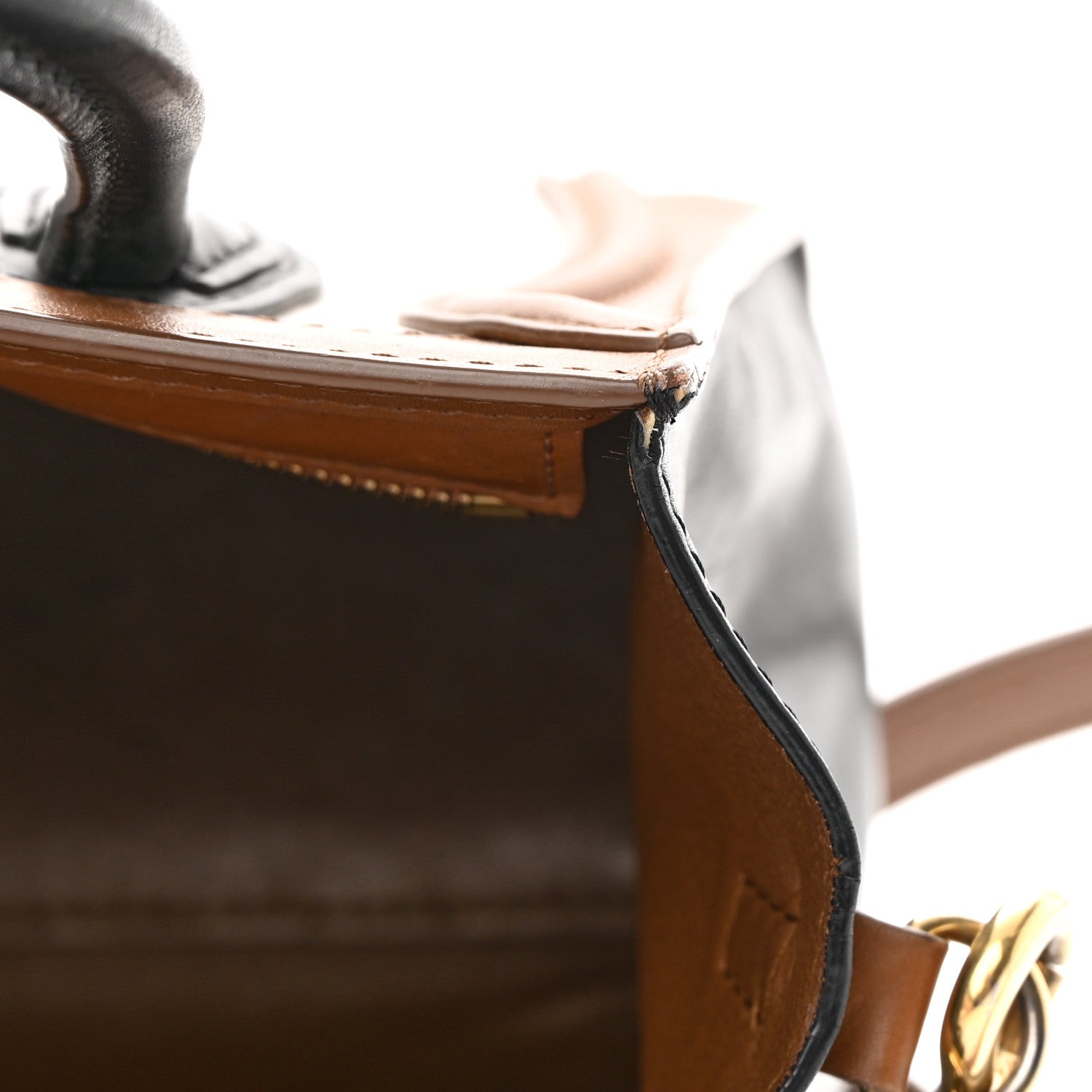 Celine Smooth Calfskin Nano Tri-Color Luggage Brown 13 of 20