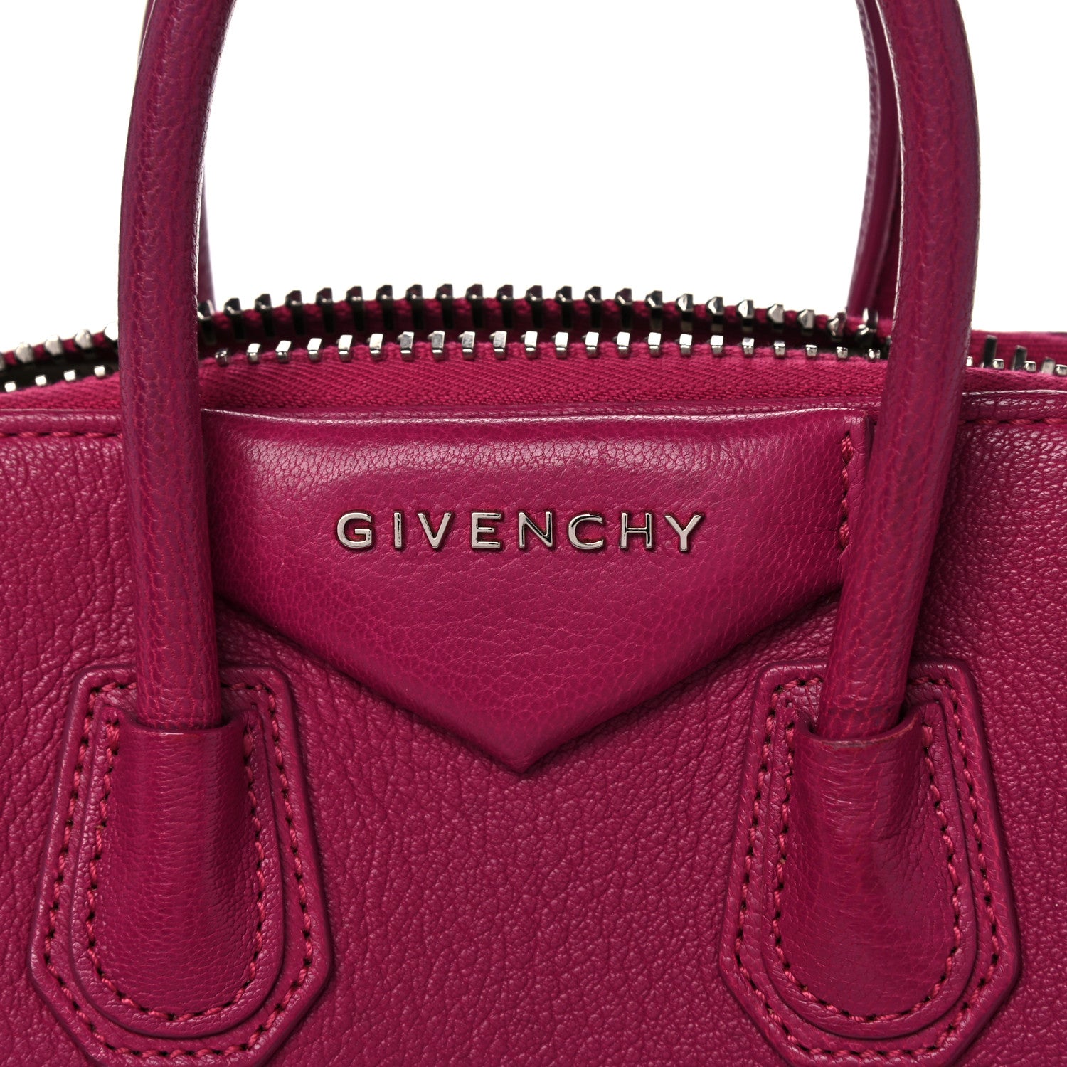 Givenchy Sugar Goatskin Mini Antigona Magenta 8 of 23
