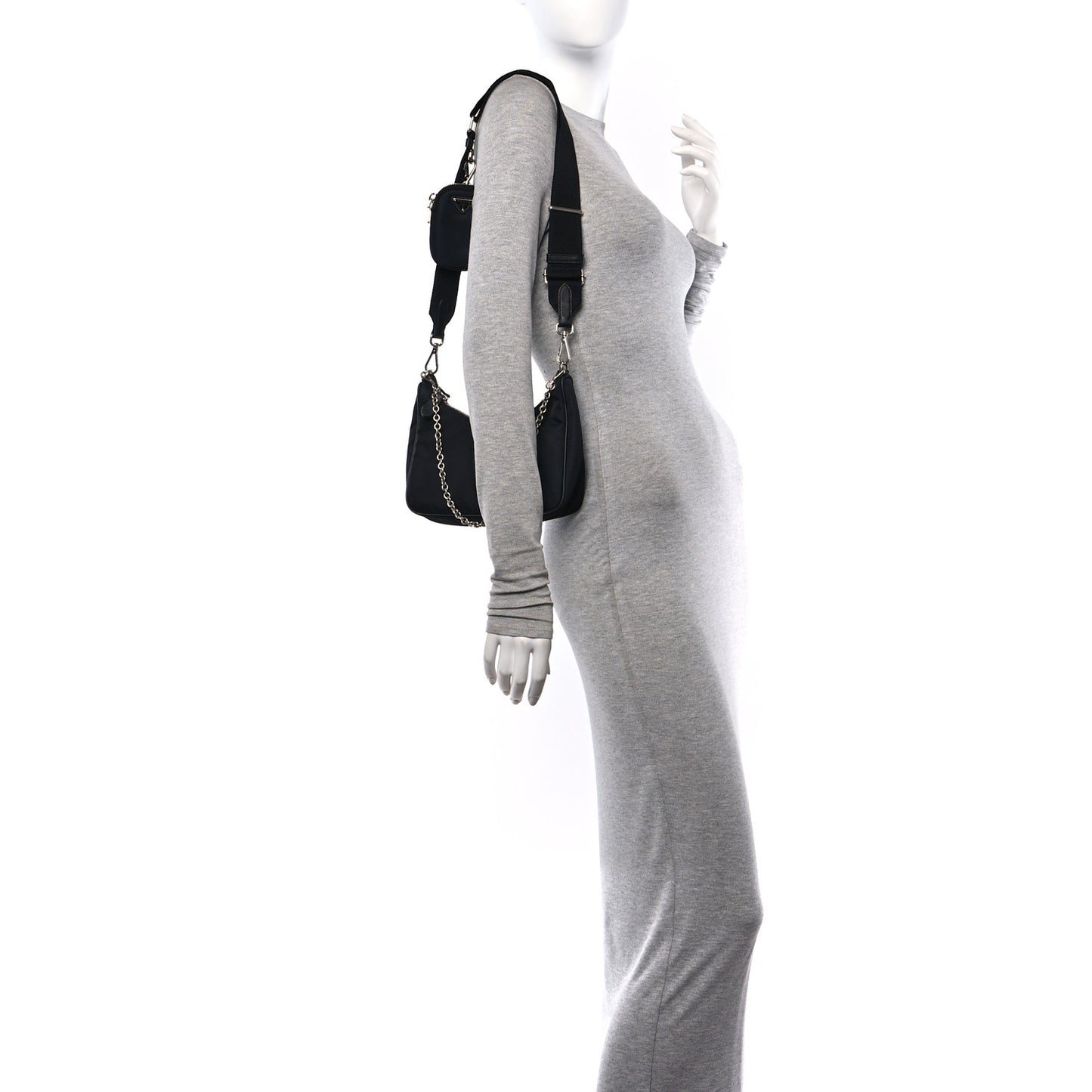 Nylon Re-Edition 2005 Shoulder Bag Black