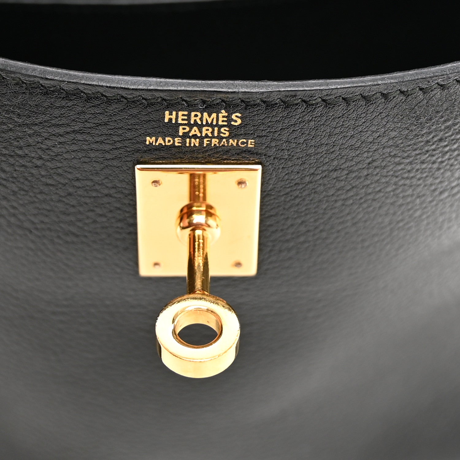 Hermes Veau Gulliver Kelly Retourne 20 Black 5 of 9