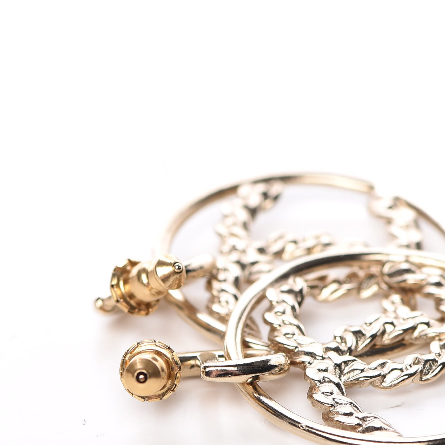 Crystal CC Earrings Gold