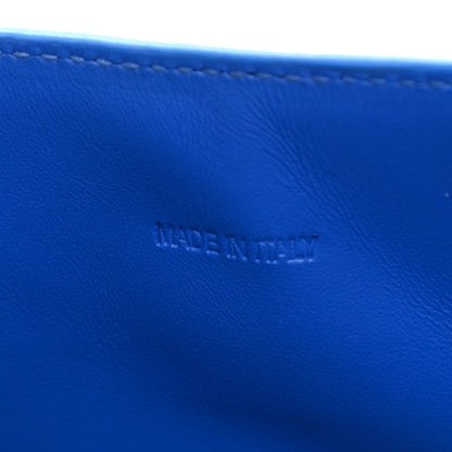 Balenciaga Shiny Calfskin Crocodile Embossed Hourglass Top Handle Bag XS Royal Blue 7 of 13