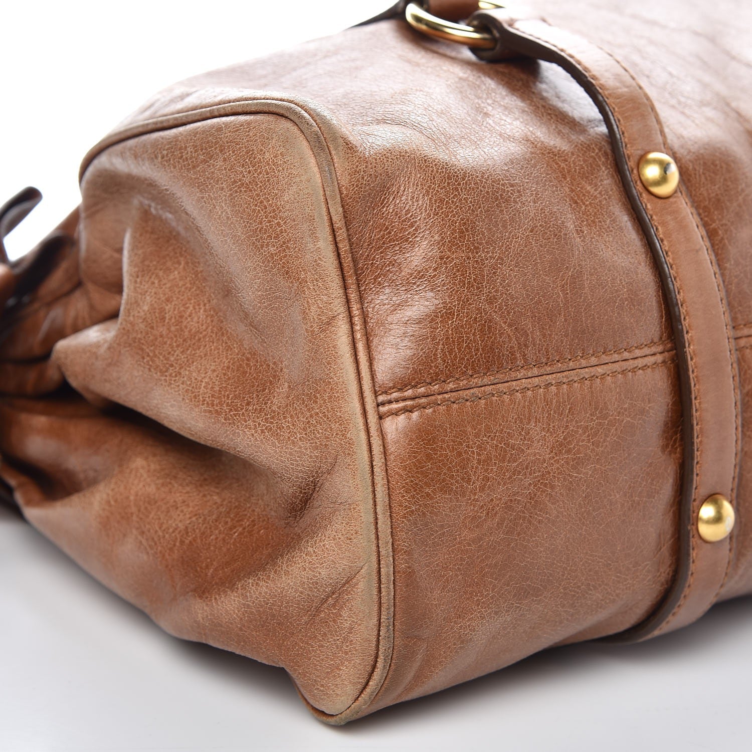 Miu Miu Vitello Lux Medium Bow Bag Palissandro 11 of 12