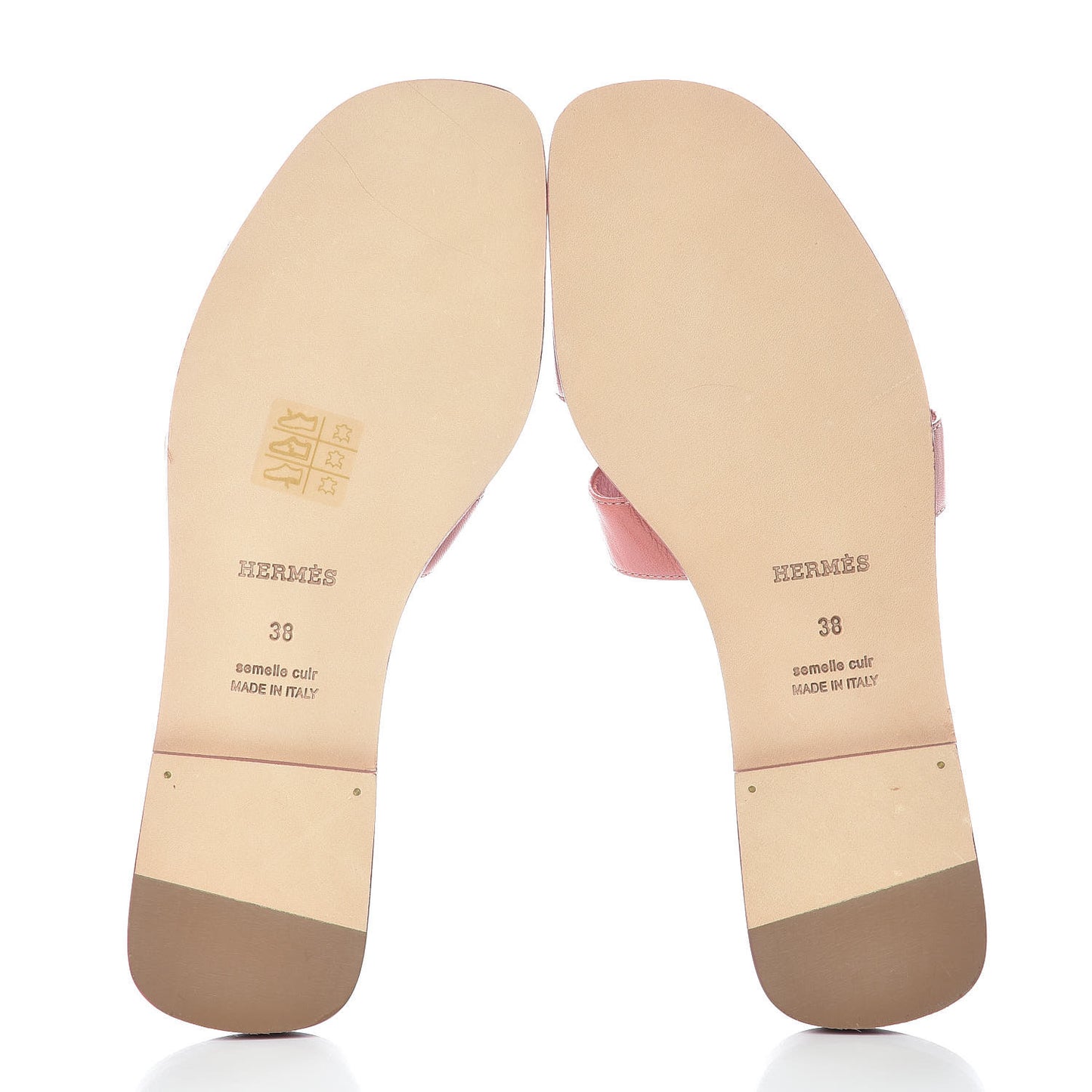 Chevre Oran Sandals 38 Rouge Blush
