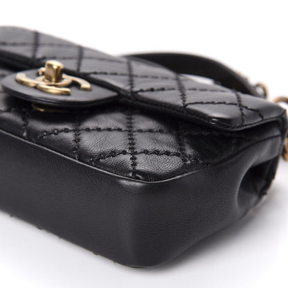 Chanel Calfskin Quilted Mini Urban Day Flap Black 7 of 11