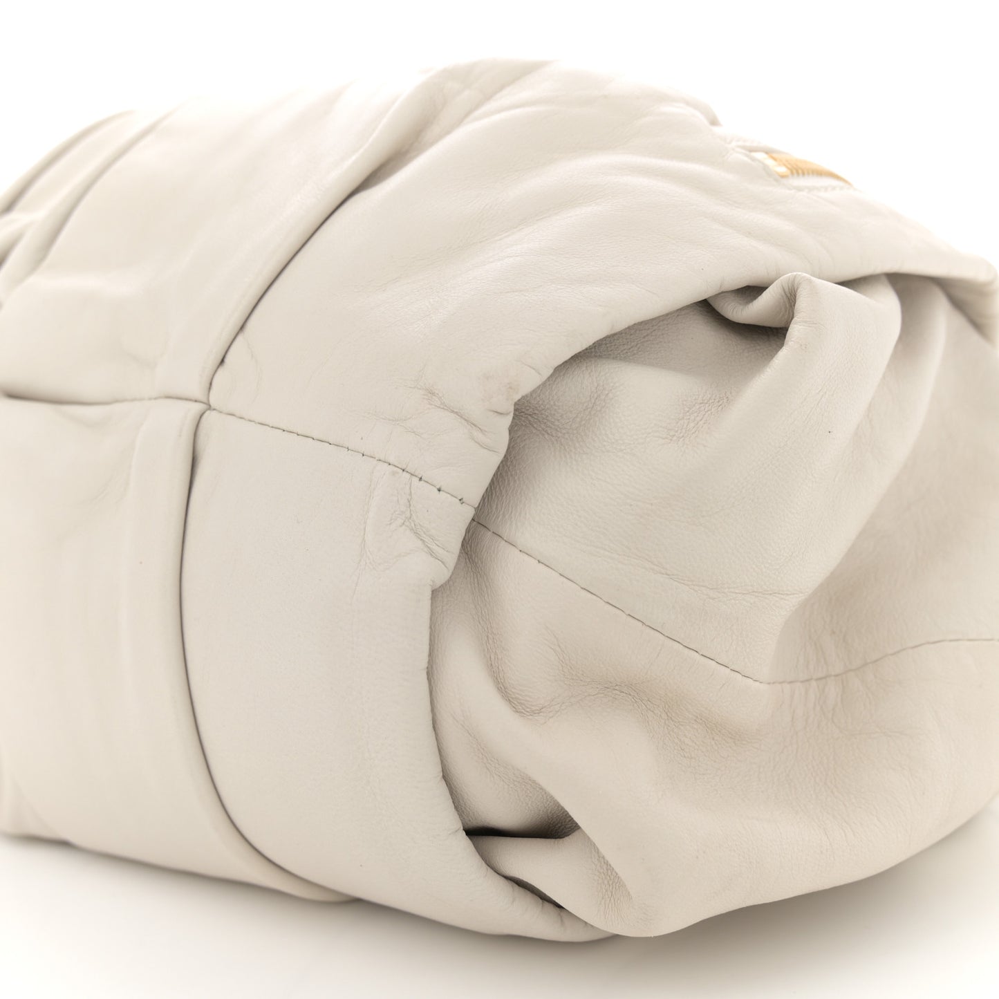 Calfskin Loubette Shoulder Bag White