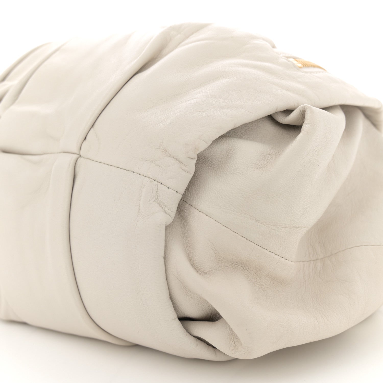 Christian Louboutin Calfskin Loubette Shoulder Bag White 9 of 13