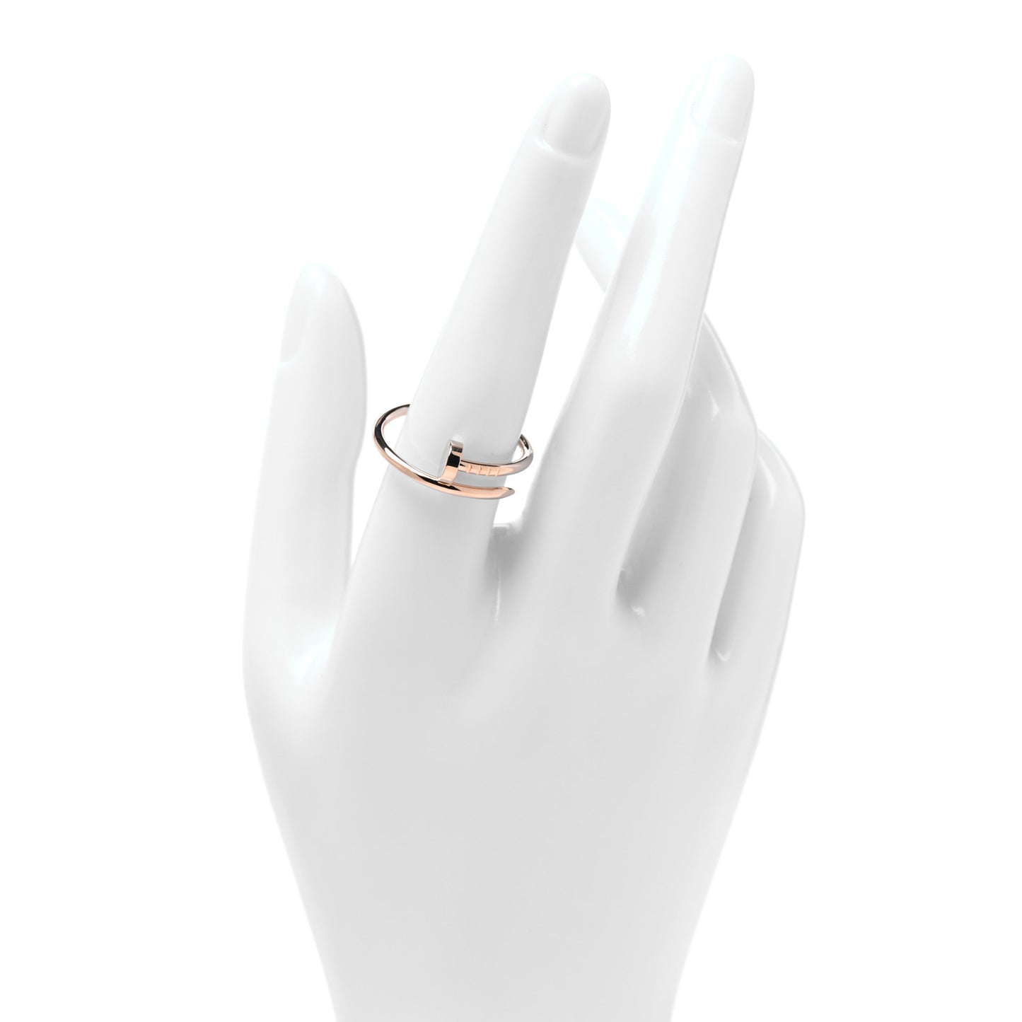 18K Pink Gold Small Juste Un Clou Ring 59 8.75