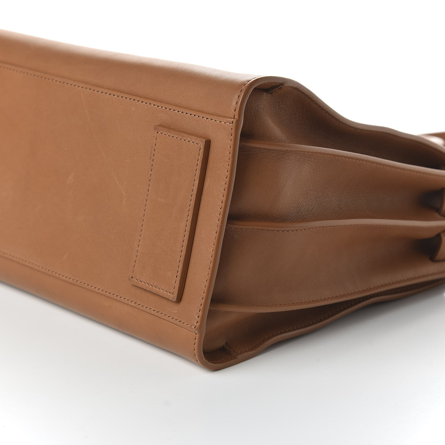 Saint Laurent Grained Calfskin Small Supple Sac De Jour Tan 8 of 10