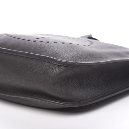 Hermes Taurillon Clemence Evelyne PM Graphite 8 of 10