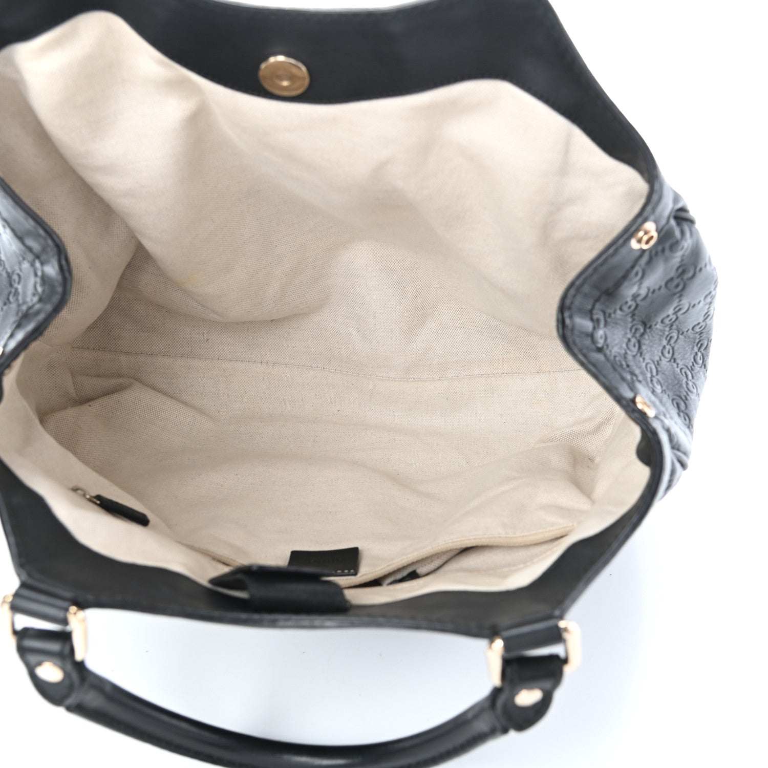 Gucci Guccissima Medium Sukey Tote Black 5 of 9